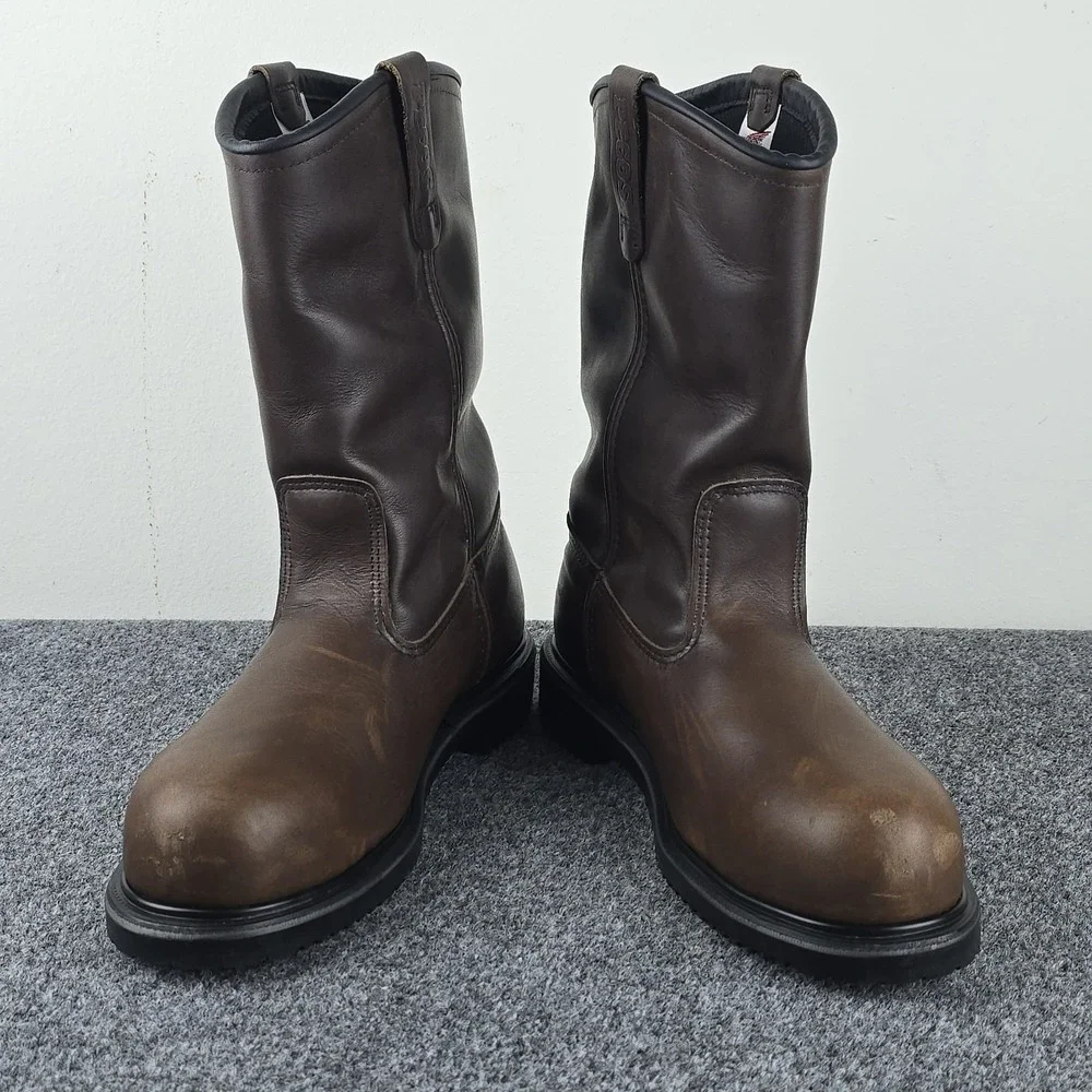 Red Wing 2230 Pull On Work Boots Men's 11.5 Brown Steel Toe Waterproof USA